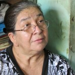 Esperanza de Sánchez, moradora del sector