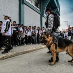 La seguridad fue permanente al ingreso al escenario deportivo