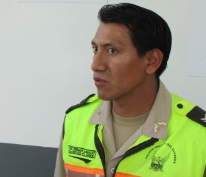 Cabo German Calderón,policía comunitario de Paján