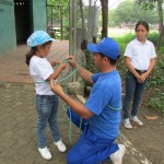 Integrante también aprendió a realizar nudos de rescate
