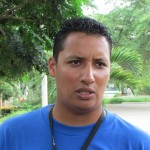Teniento Diego Valencia, Jefe del Departamento de Educación Víal en Manabí