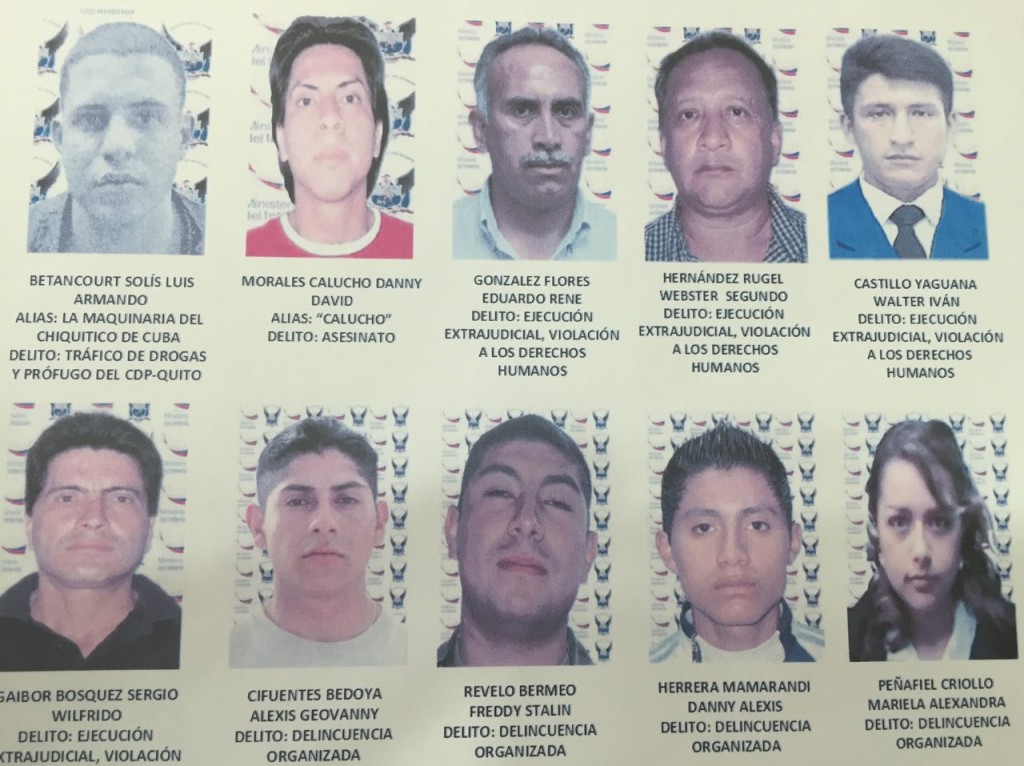 Cuatro expolicías prófugos de la Justicia serán incluidos en la lista