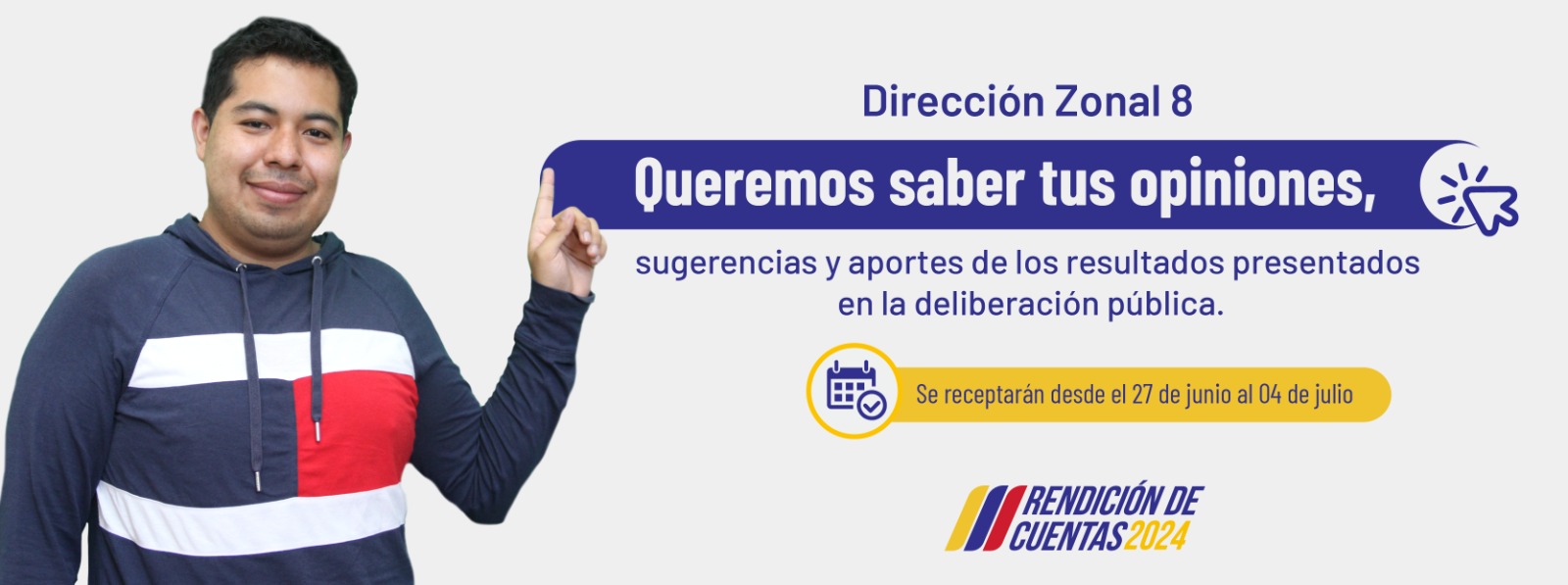 Queremos saber tus opiniones, sugerencias y aportes sobre la deliberación pública