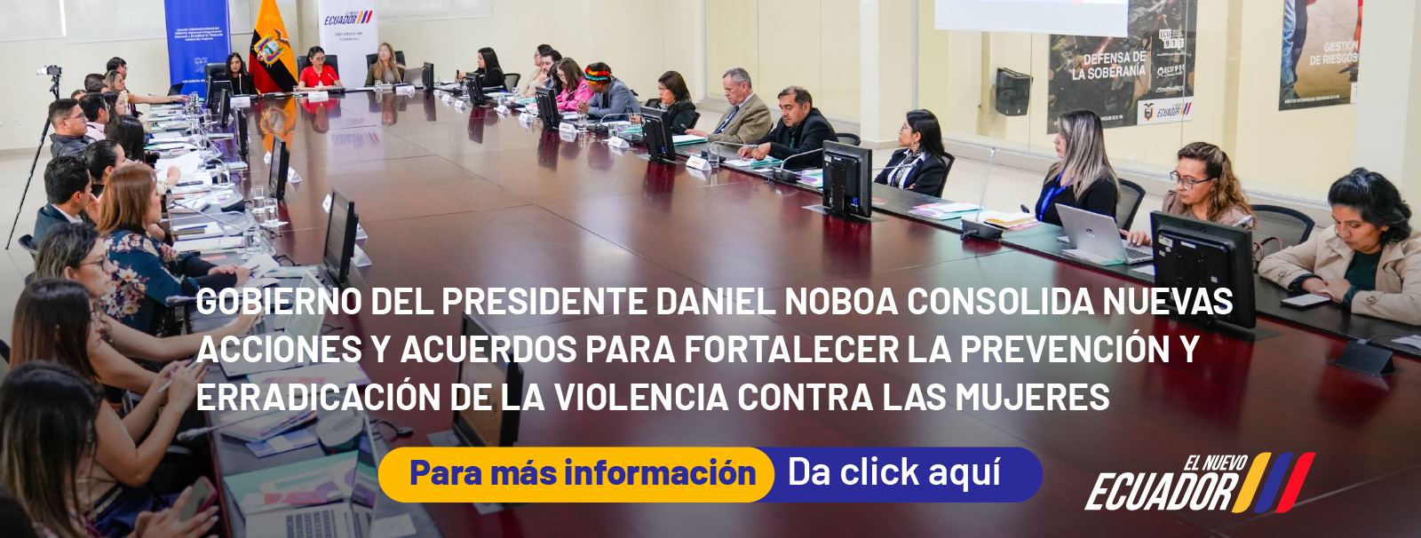 Gobierno del Presidente Daniel Noboa consolida nuevas acciones